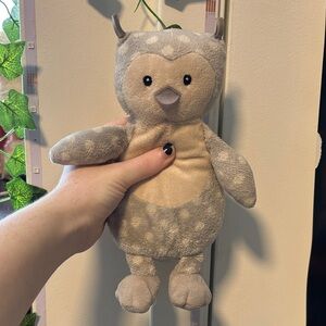 Baby jellycat Owl, Adorable Gray and Tan Owl Plush Toy
